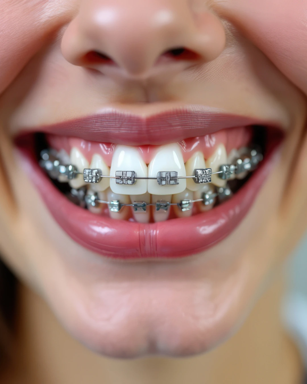 Teeth after orthodontics